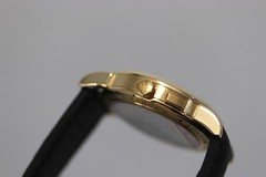 A. Lange & Söhne Saxonia 34mm Yellow Gold Silver Ivory 105.021