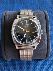 Vintage 1970s Timex Electric Dynabeat | Brown Sunburst | RUNNING | New Battery