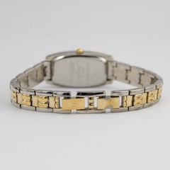 WALTHAM WAW042 Two-Tone Quartz Analog Women’s Watch Sz. 6 3/4″ New Battery