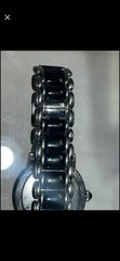David Yurman Classic 38mm Quartz Diamond Bezel Black MOP Dial Steel Bracelet