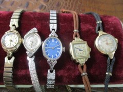 Vintage Bulova ladys RGP elegant cocktail watches mechanical NOT TESTED