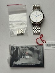 Tudor White Dial Blue Number 1926 M91550-0005 Men’s Watch Automatic 39mm Date