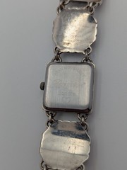 Brighton Sonora Watch Silver Plated Fold Over Clasp 7″ W3850