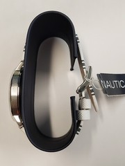 Nautica white & blue stripe strap Blue Dial Women’s Watch Coral Gables NAPCGS002
