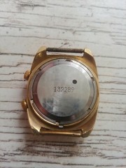 Poljot signal alarm mechanical wrist watch 18 jewel 2612 SU USSR rare