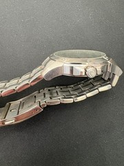 Mens Bulova C860841 Stainless Steel Day Date 24hr Calendar Watch
