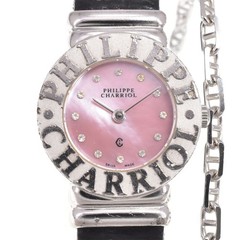 PHILIPPE CHARRIOL Saint Tropez SV925 Pink shell Quartz Ladies Watch I#147542