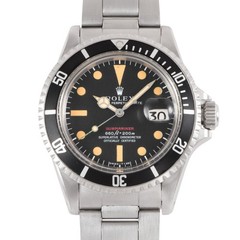 ROLEX Watches Made in 1970 Red Submariner 1680 Stainless Free Shipping with Box