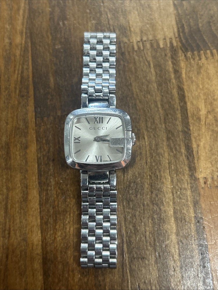 Gucci 7” Stainless Steel Women’s Gucci 125.5 SST 15184885 Watch