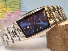 QUARTZ BLUE DIAL 1012-S018811 JAPAN UNISEX ADULTS FULL WORKING ALL ORG.