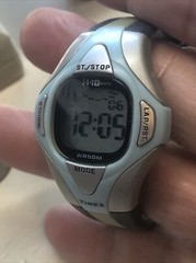 Women’s/Kid’s TIMEX 1440 Sports Watch Blue/Silver/Black Digital LCD Sport Watch