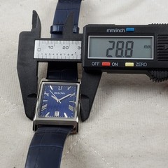 BULOVA SUTTON TANK 96B442 BLUE CLASSIC JAPAN SAPPHIRE MEN’S WATCH NEW