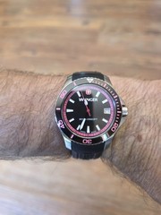 Wenger Seaforce 0621.10 Swiss Diver Watch Sapphire Crystal Pink Black New Batt.