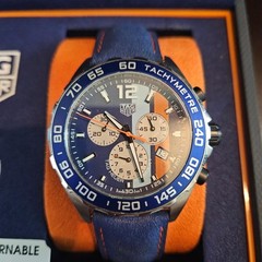 TAG Heuer Formula 1 Gulf Special Edition Chronograph Watch w/ Box & Papers