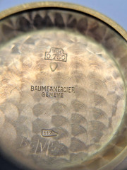 Baume & Mercier 3921 18K Gold 1950s Chronograph Landeron 148 36mm