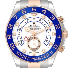 Rolex Yacht-Master II White Dial 18k Rose Gold / Steel 44mm Men’s Watch 116681