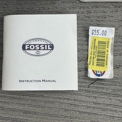 Vintage LADIES FOSSIL WRIST WATCH, QUARTZ ,ES-9439 New In Original Box With Tags