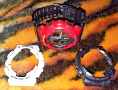 CASIO G-Shock~GA-100 Wrist Watch +2 Extra Bezels~Red/Black/Green/Blue/White💯😎