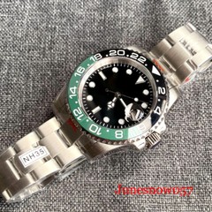 20ATM Tandorio Sterile Black 40MM NH35A Movt Men’s Watch Unidirectional Rotating