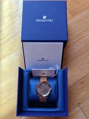 Swarowski Women’s Watch 35mm Round Dial Rose Gold Tone Metal Bracelet 5430424