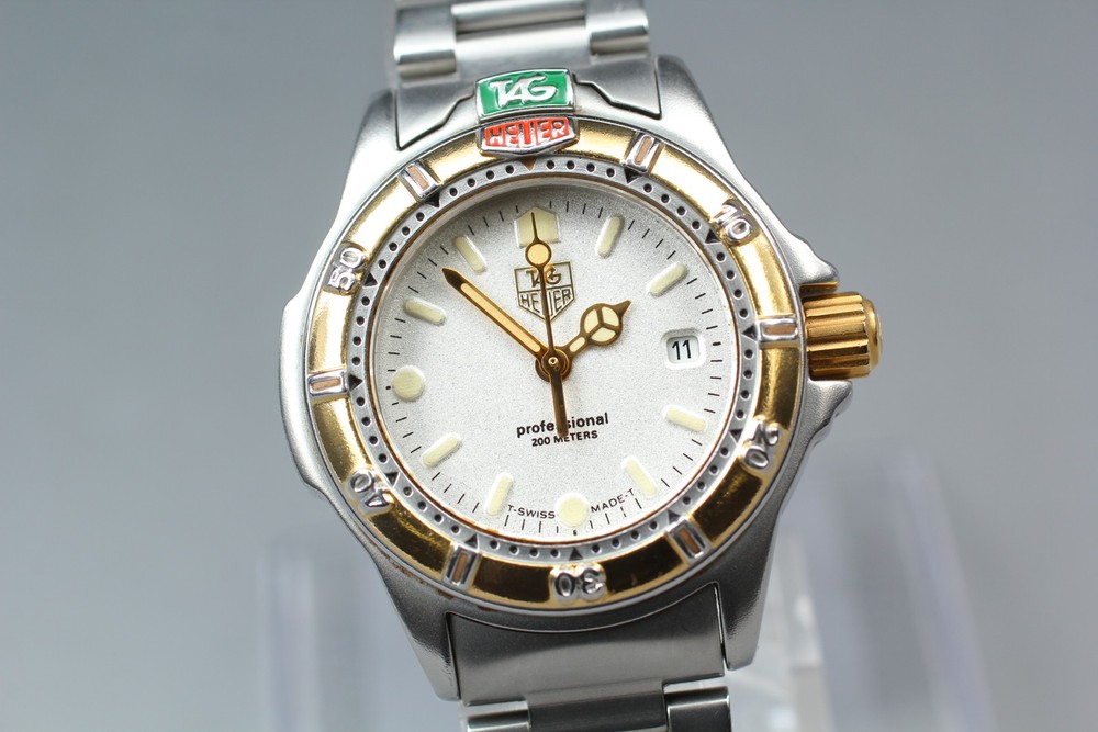 ⏯️[Near MINT] TAG Heuer Professional 4000 995.708 Gold Qz Ladies From JAPAN W819