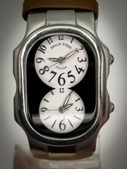 Philip Stein Teslar Dual-Time Wristwatch