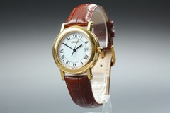 [Near MINT] GUCCI 7200M 34mm White Dial Gold Quartz Men’s Watch From JAPAN