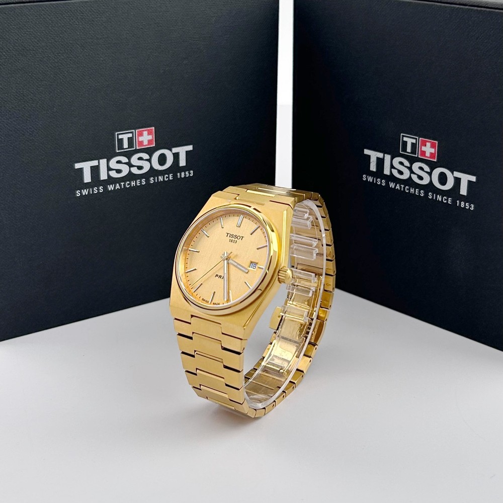 Tissot PRX 40mm Stainless Steel Champagne Men’s Quartz Watch T137.410.33.021.00