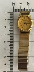 Vintage Caravelle by Bulova Ladies Watch Gold Tone For Parts And Repair