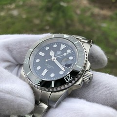 Steeldive SD1953 Black Sub 300M Automatic Diving Watch Sapphire NH35 24 Jewels