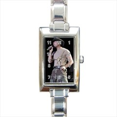 Tim McGraw Country Music Grammy Winner Ladies Rectangular Italian Charm Watch