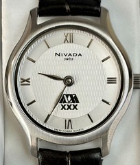 NIVADA “SWISS” Ladies Watch NOS Unworn w/Box Tags GC2386L12, XXX GUILLOCHE Dial