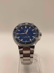 Oris Aquis Date 43.5mm Blue Dial Stainless Steel Bracelet Box & Papers Ref 7789
