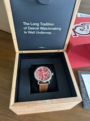 Shinola Detroit Red Wings 100 Year Anniversary Limited Edition Watch (only 500)