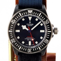 Tudor Pelagos FXD 25707KN Automatic Watch 43mm Blue Dial Red Bull Racing