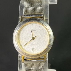 Skagen 28mm Silver Case Silver Dial Gold Hands Dot Indices SS Mesh Band, 7.25″