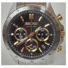 Fully Functional Excellent Condition Seiko Men s Chronograph Watch 8T63 1 Month