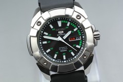 Seiko 5 Sports 7S36-03K0 46mm Black Dial 23 jewels Automatic Watch From Japan