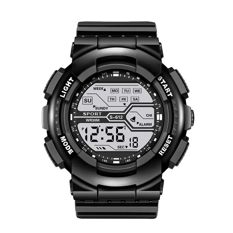 55mm Men’s Outdoor Military Digital Smart Watch LED Waterproof Sports Gym Gift