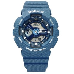 Casio Baby-G BA-110DC-2A2 watch from the limited edition “Denim” series