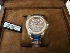 Parker Philip Automatic Stainless Steel Diamond Watch (Rose Gold) PP6975D-3