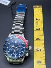 Brand New Beautiful Torino Carrero Men’s Avatar Watch 44mm Red/Blue Chronograph