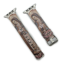 Virgin Mary – Watch Apple wristband, Custom Leather Apple Watch Band 42 MM