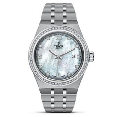 Tudor Royal MOP Diamond Bezel 28mm Stainless Steel Ladies Watch M28320-0001