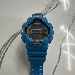 Casio G-SHOCK GD-110 Men’s Digital Quartz Watch Blue Resin Band 200m
