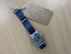 CWC Rare 0552 G10 Royal Marines / Navy Issue Service Watch Nato Marks Dated 1990