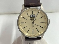 BOCCIA 3511 02 Titanium Wristwatch Quartz Timepiece Men Vintage Authentic