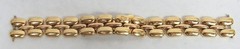 LADIES BERTOLUCCI PULCHRA 18K GOLD 12mm DEPLOYMENT CLASP 50 GRAM WATCH BRACELET