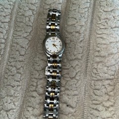 Wittnauer Women Quartz Swiss date stainless gold silver tone 7j watch KW2579