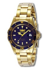Invicta Men’s Watch Pro Diver Blue Dial Plated Stainless Steel Bracelet 8937